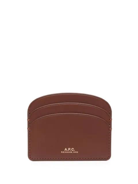foil-print cardholder by A.P.C.