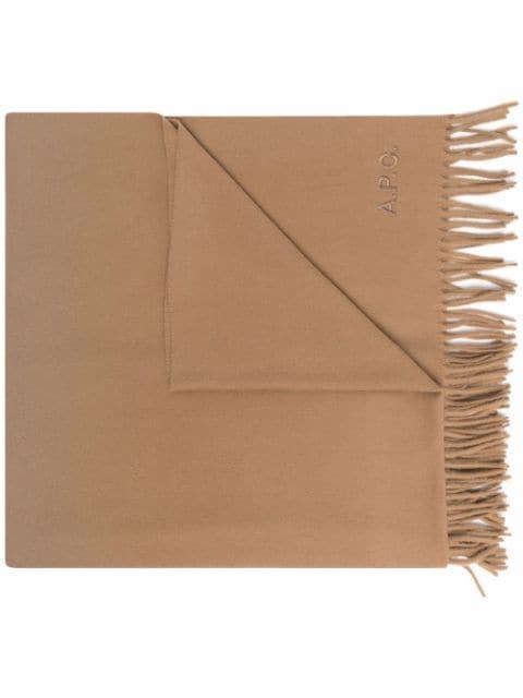 fringe-hem scarf by A.P.C.