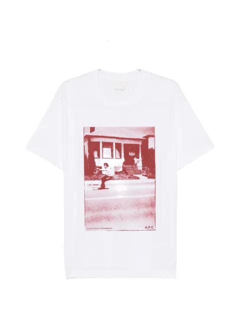 graphic-print T-shirt by A.P.C.