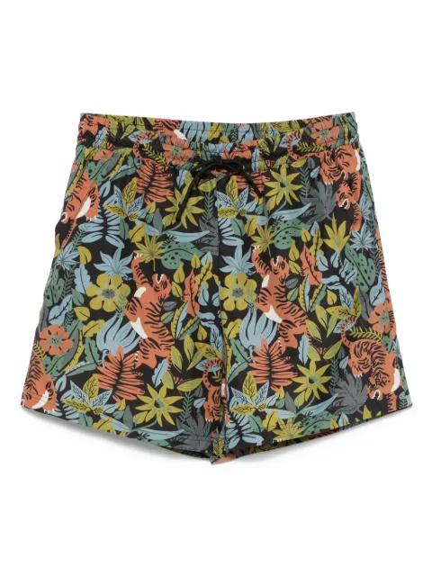 jungle-print swim shorts by A.P.C.