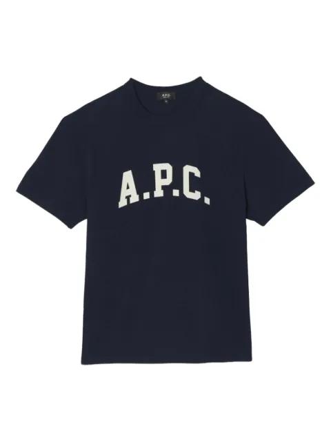 logo cotton T-shirt by A.P.C.