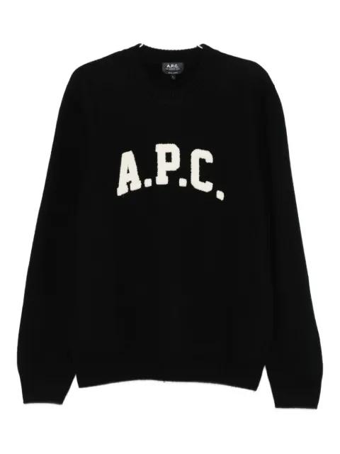 logo-detail crew-neck sweater by A.P.C.