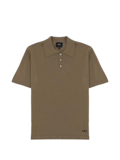 logo-detail polo shirt by A.P.C.