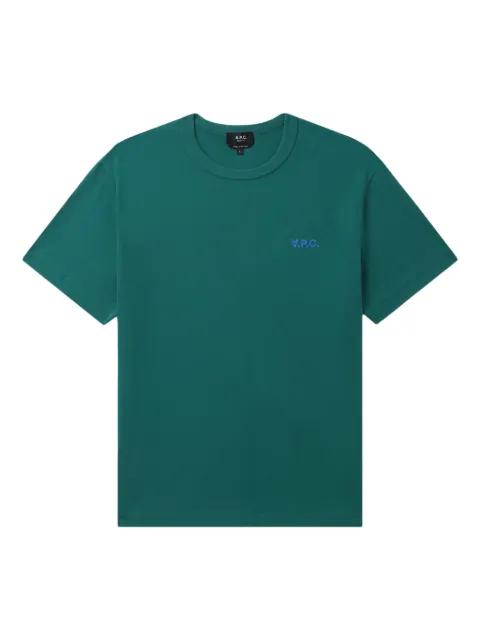 logo-embroidered T-shirt by A.P.C.
