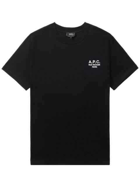logo-embroidered T-shirt by A.P.C.