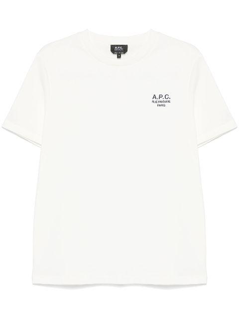 logo-embroidered cotton T-shirt by A.P.C.