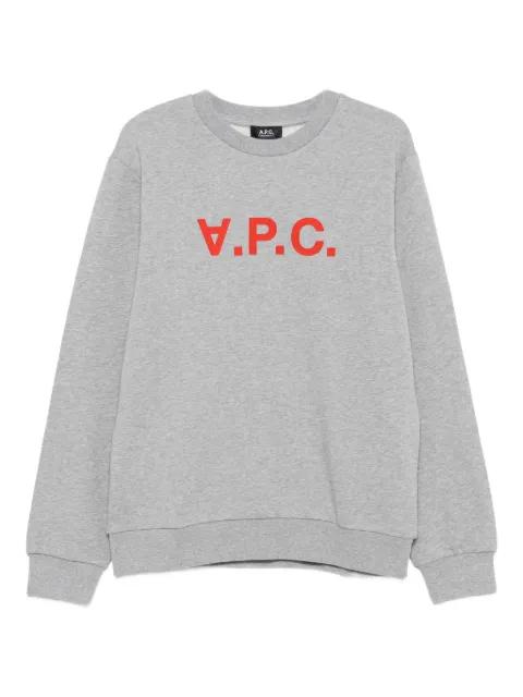 logo-embroidered crew-neck sweatshirt by A.P.C.