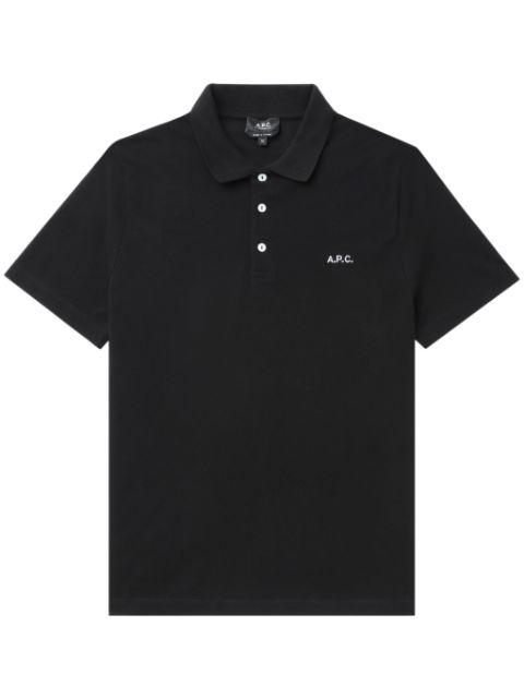 logo-embroidered polo shirt by A.P.C.