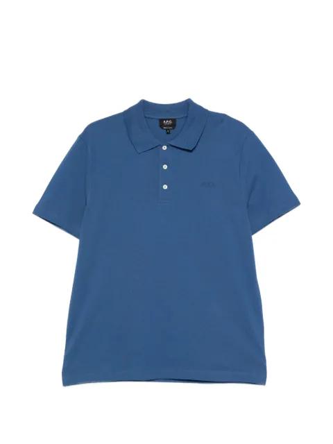 logo-embroidered polo shirt by A.P.C.