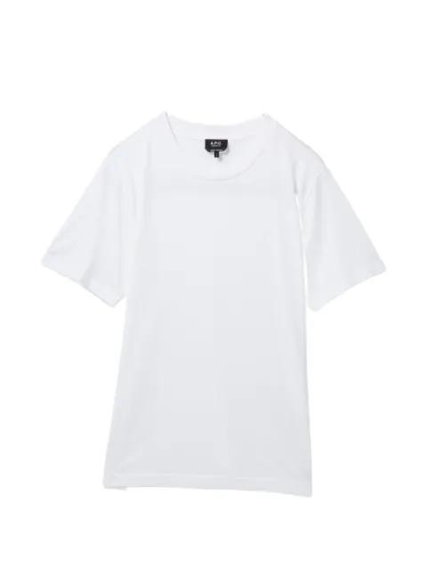 logo-embroidered round neck T-shirt by A.P.C.