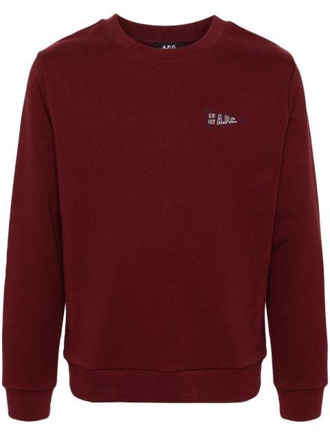 logo-embroidered sweater by A.P.C.