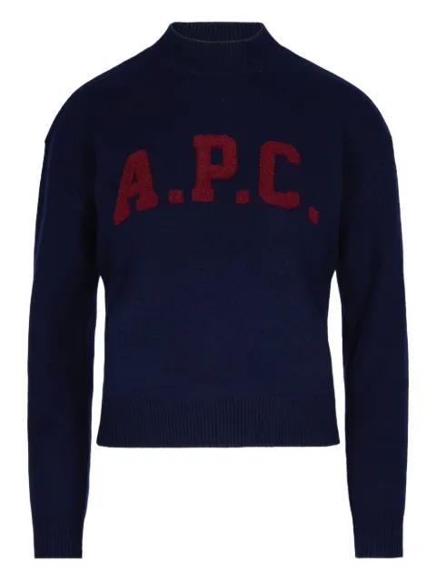 logo-embroidered turtleneck sweater by A.P.C.