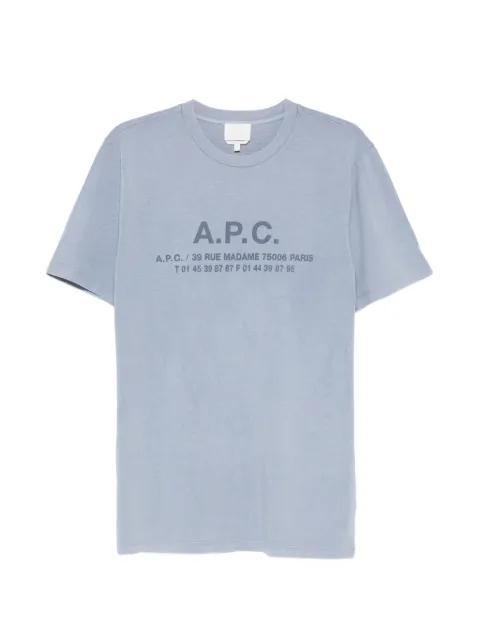 logo-print T-shirt by A.P.C.
