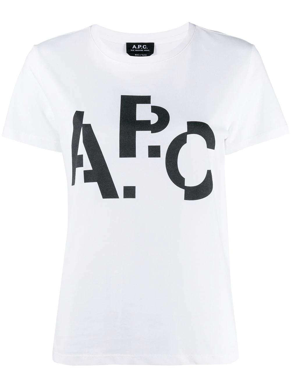 logo print T-shirt by A.P.C.
