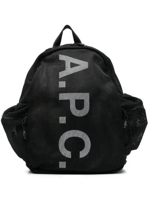 logo-print backpack by A.P.C.