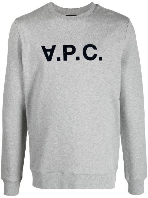logo-print crewneck sweatshirt by A.P.C.