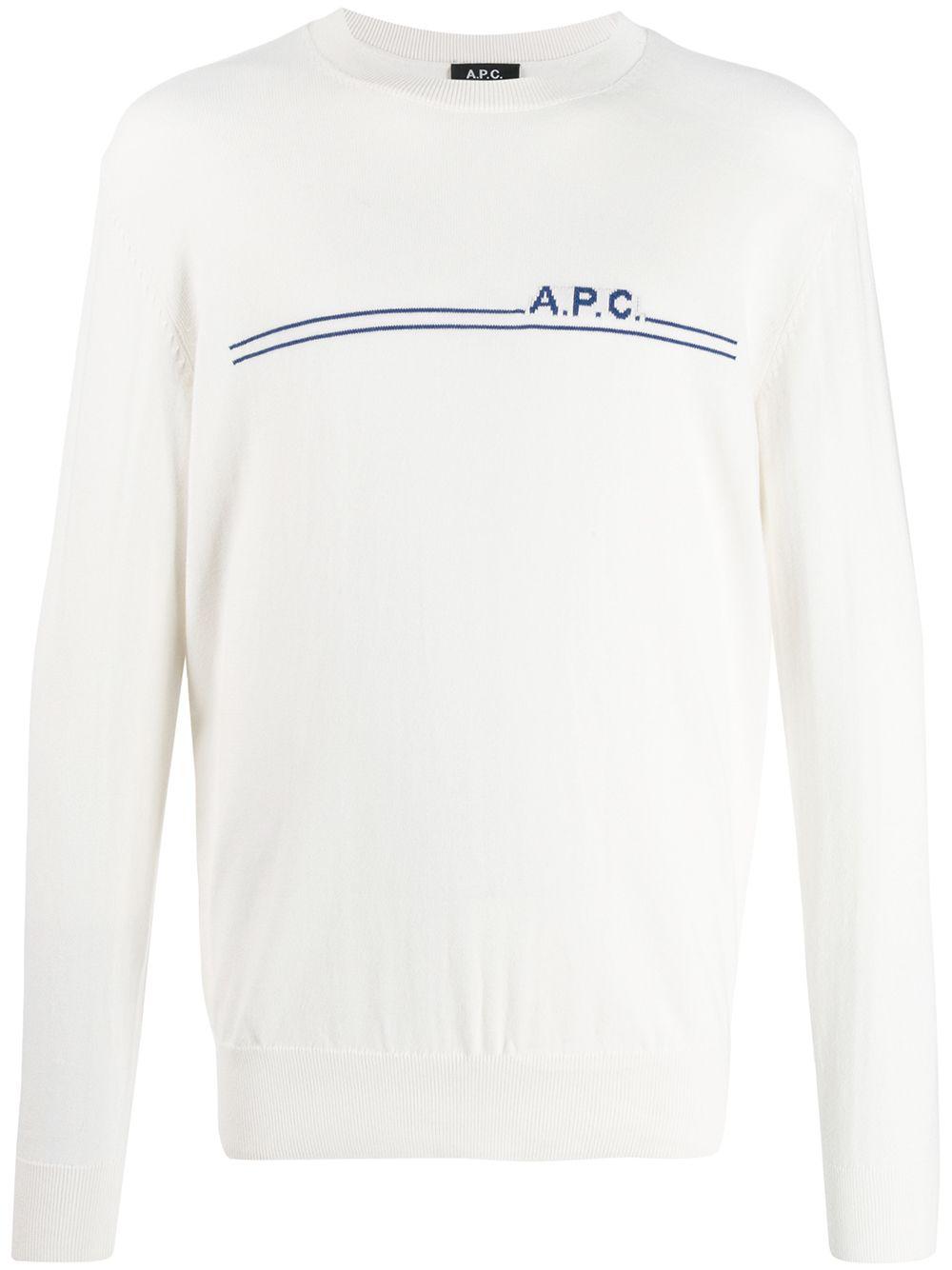 logo print jumper by A.P.C.