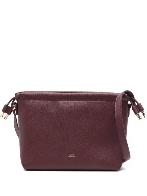 logo-print shoulder bag by A.P.C.