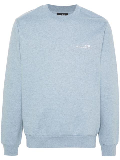 logo-print sweatshirt by A.P.C.