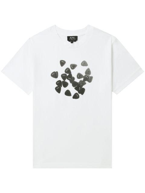 logo-print t-shirt by A.P.C.