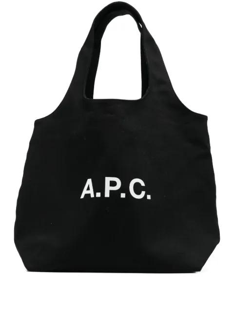 logo-print tote bag by A.P.C.