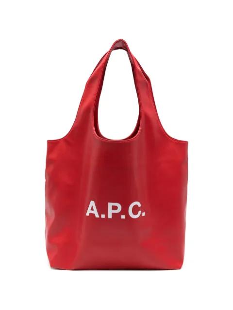 logo-print tote bag by A.P.C.