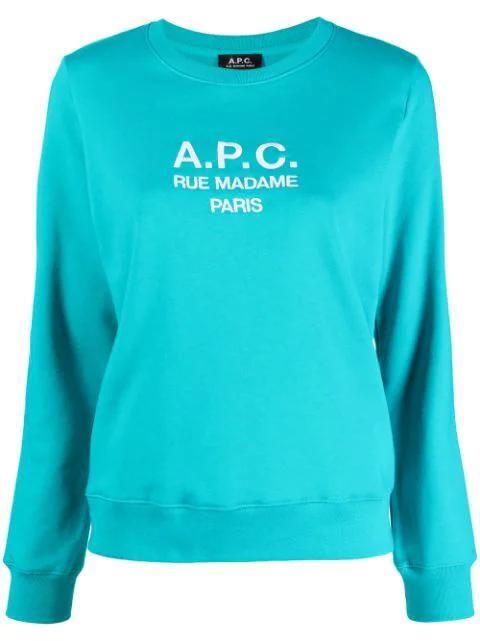 logo-printed sweatshirt by A.P.C.