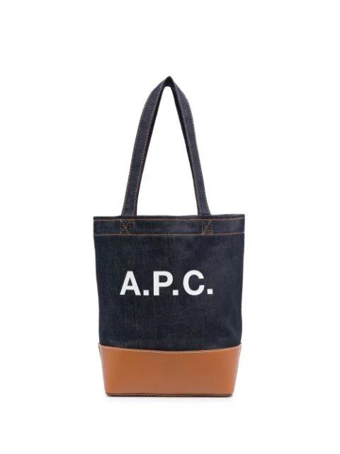 logo-printed tote by A.P.C.