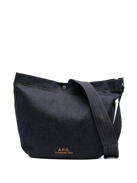 medium denim crossbody bag by A.P.C.