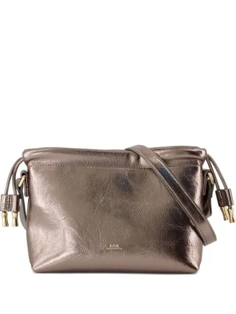 metallic drawstring shoulder bag by A.P.C.