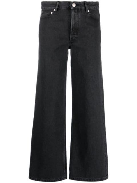 mid-rise cropped jeans by A.P.C.