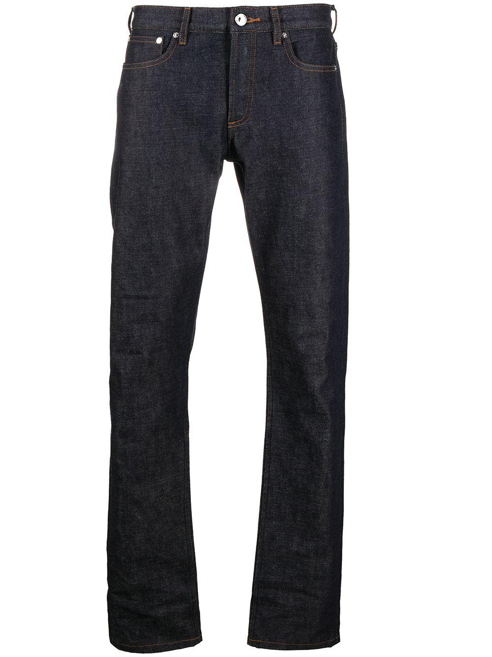 mid-rise straight-leg jeans by A.P.C.