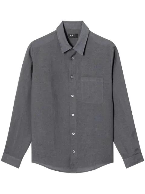 patch-pocket shirt by A.P.C.