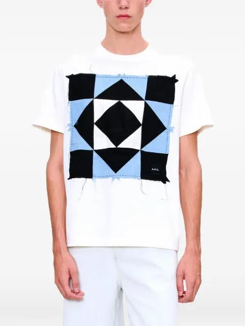patchwork-detail T-shirt by A.P.C.