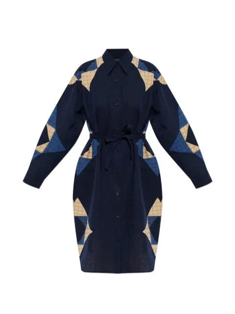 patchwork midi dress by A.P.C.