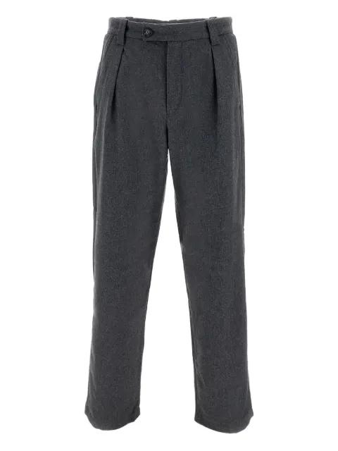 pleated wool-blend trousers by A.P.C.
