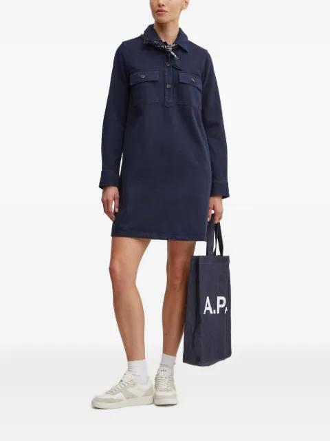pocket-flap shirt dress by A.P.C.