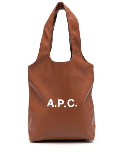 small Ninon logo-print tote bag by A.P.C.