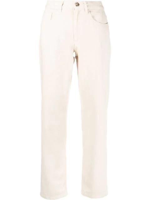 straight-leg high-waisted trousers by A.P.C.