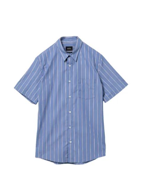 striped pocket shirt by A.P.C.