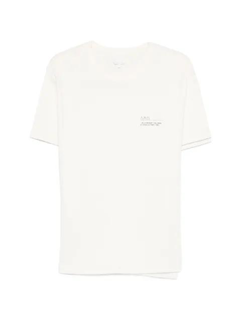 text print T-shirt by A.P.C.