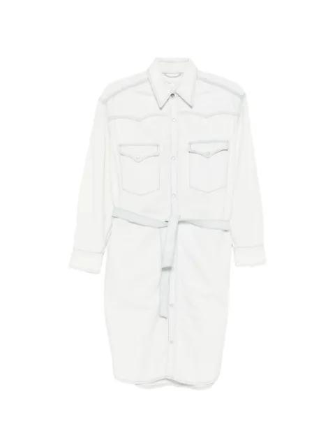 tie-fastening shirt mini dress by A.P.C.