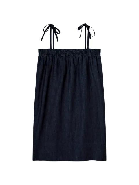 tie-strap smocked dress by A.P.C.