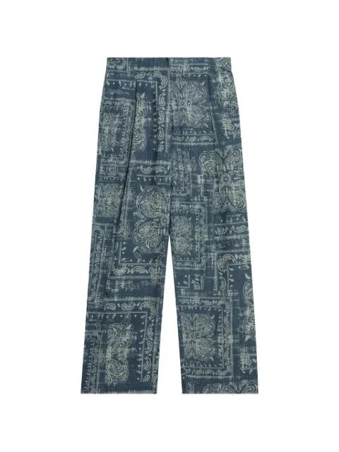 Popeline paisley trousers by A PAPER KID