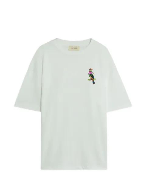 bird-print T-shirt by A PAPER KID