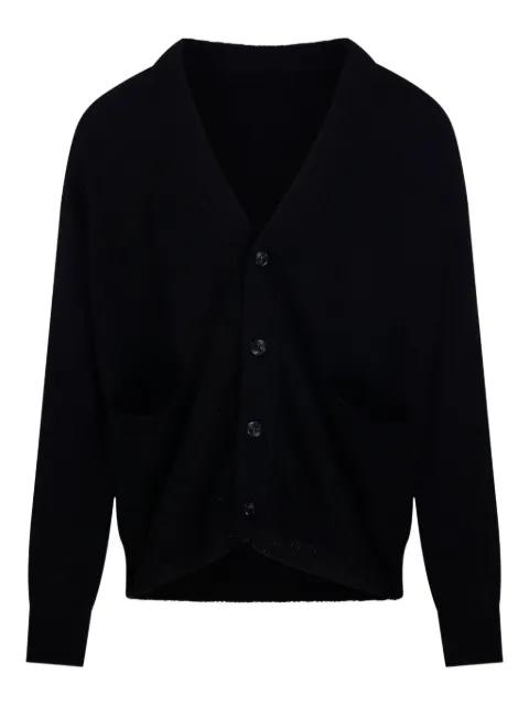 buttoned patch-pocket cardigan by A PAPER KID