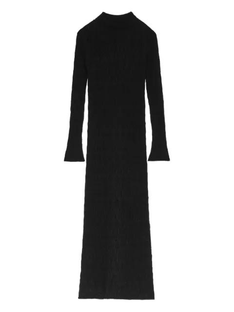 cable-knit flared dress by A PAPER KID cable-knit flared dress by A PAPER KID