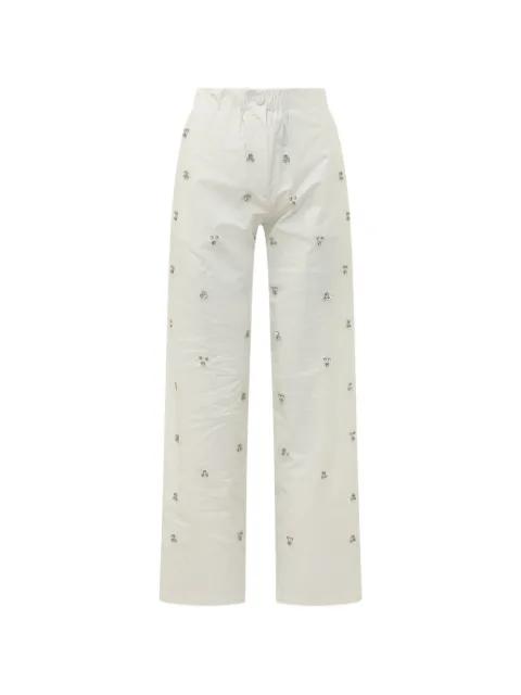 crystal-embellished trousers by A PAPER KID