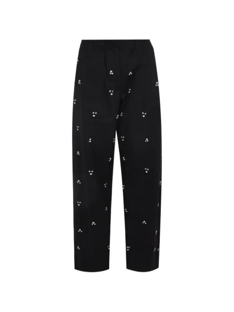 crystal-embellished trousers by A PAPER KID