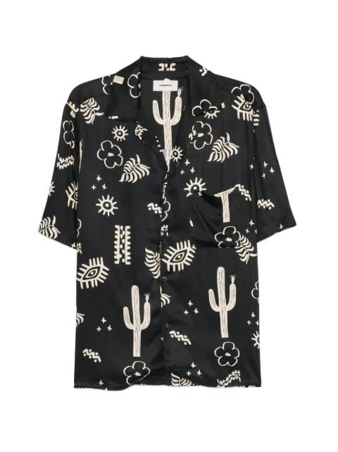 graphic-print short-sleeve shirt by A PAPER KID